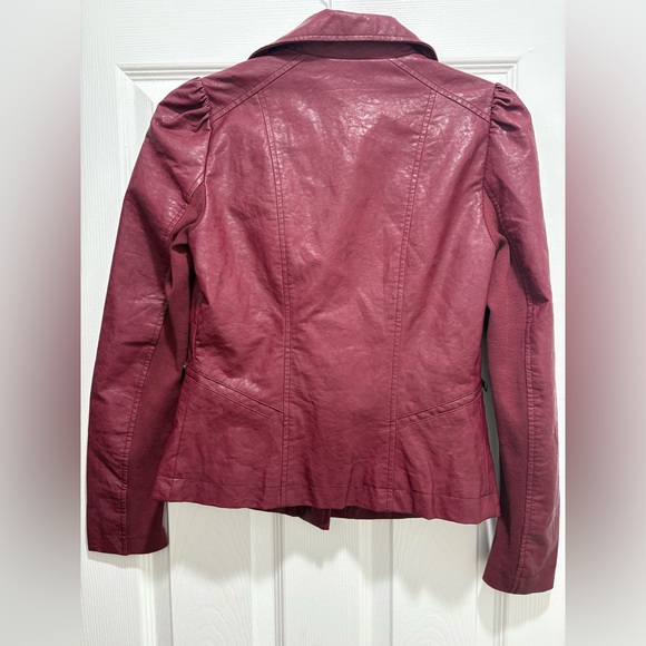 Anthropologie Deep Red Jacket - Picture 3 of 10